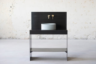 concrete vessel sink round