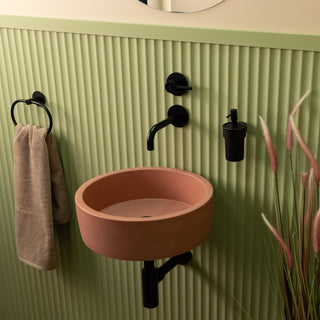 Aufsatzwaschbecken groß / Naturgrau