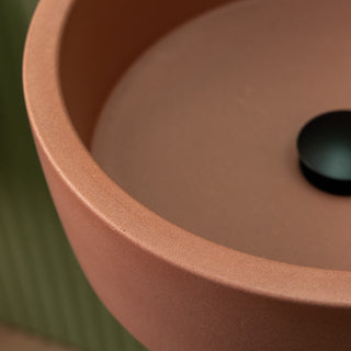 Aufsatzwaschbecken groß / Naturgrau