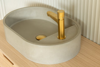 Waschbecken Wandmontage \ Halo Fusion \ Ziegelrot \
