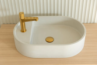 Waschbecken Wandmontage \ Halo Fusion \ Ziegelrot \
