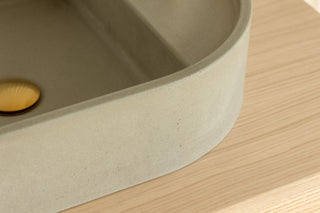 Waschbecken Wandmontage \ Halo Fusion \ Ziegelrot \