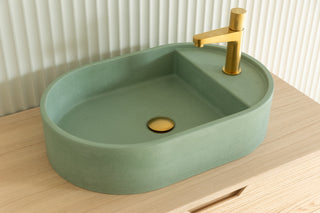 Waschbecken Wandmontage \ Halo Fusion \ Ziegelrot \