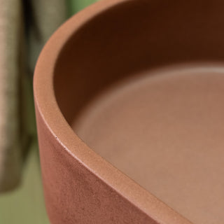 Aufsatzwaschbecken oval klein / Olivgrün