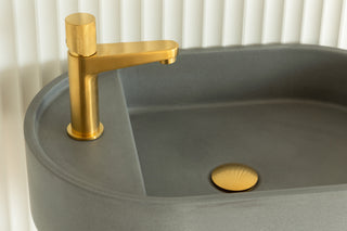 Waschbecken Wandmontage \ Halo Fusion \ Ziegelrot \