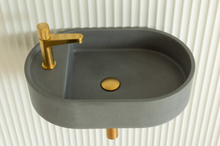 Waschbecken Wandmontage \ Halo Fusion \ Ziegelrot \