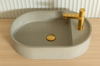 Waschbecken Wandmontage \ Halo Fusion \ Ziegelrot \