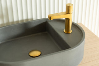 Waschbecken Wandmontage \ Halo Fusion \ Ziegelrot \