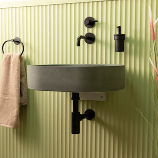 Aufsatzwaschbecken oval / Cremeweiß