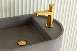 Waschbecken Wandmontage \ Halo Fusion \ Ziegelrot \