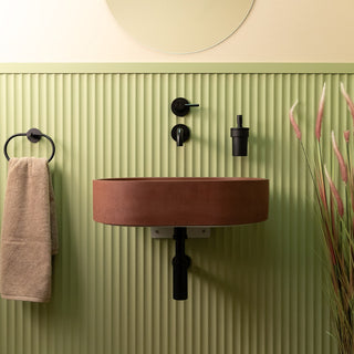 Aufsatzwaschbecken oval / Cremeweiß