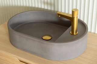 Waschbecken Wandmontage \ Halo Fusion \ Ziegelrot \