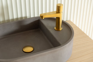 Waschbecken Wandmontage \ Halo Fusion \ Ziegelrot \