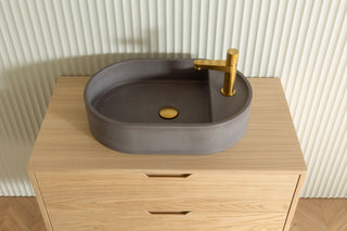 Waschbecken Wandmontage \ Halo Fusion \ Ziegelrot \
