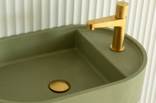 Waschbecken Wandmontage \ Halo Fusion \ Ziegelrot \