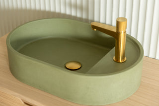 Waschbecken Wandmontage \ Halo Fusion \ Ziegelrot \