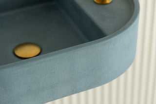 Waschbecken Wandmontage \ Halo Fusion \ Ziegelrot \
