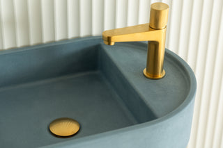 Waschbecken Wandmontage \ Halo Fusion \ Ziegelrot \