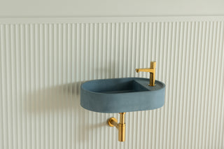 Waschbecken Wandmontage \ Halo Fusion \ Ziegelrot \