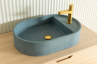 Waschbecken Wandmontage \ Halo Fusion \ Ziegelrot \