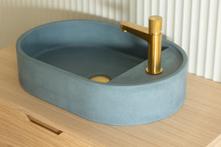 Waschbecken Wandmontage \ Halo Fusion \ Ziegelrot \