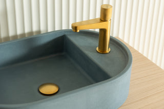 Waschbecken Wandmontage \ Halo Fusion \ Ziegelrot \