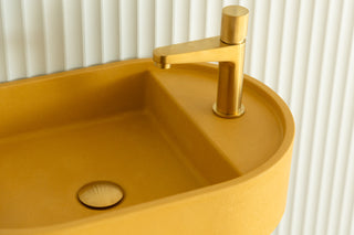 Waschbecken Wandmontage \ Halo Fusion \ Ziegelrot \