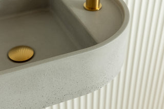 Waschbecken Wandmontage \ Halo Fusion \ Ziegelrot \