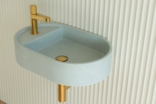 Waschbecken Wandmontage \ Halo Fusion \ Ziegelrot \