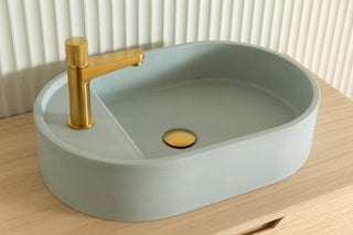 Waschbecken Wandmontage \ Halo Fusion \ Ziegelrot \