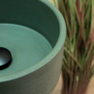 Aufsatzwaschbecken rund klein / Pfirsichrosa