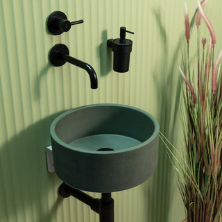 Aufsatzwaschbecken rund klein / Pfirsichrosa