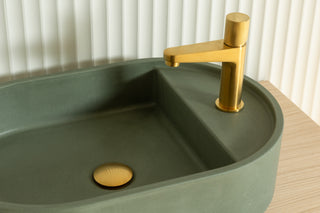 Waschbecken Wandmontage \ Halo Fusion \ Ziegelrot \