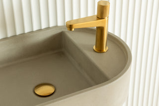 Waschbecken Wandmontage \ Halo Fusion \ Ziegelrot \