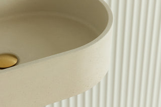 Waschbecken Wandmontage \ Halo Fusion \ Ziegelrot \