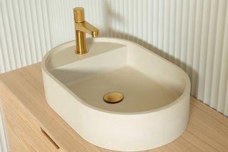 Waschbecken Wandmontage \ Halo Fusion \ Ziegelrot \