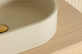 Waschbecken Wandmontage \ Halo Fusion \ Ziegelrot \