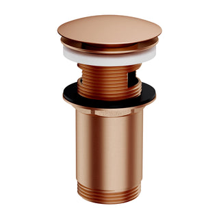 Omnires Click-Clack Ablaufventil für Waschbecken, 1 1/4″ / Kupfer gebürstet (A706CPB) 