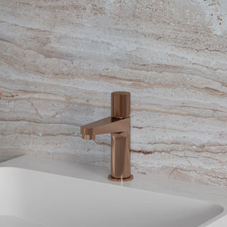 Omnires CONTOUR / Waschtischarmatur / Kupfer gebürstet